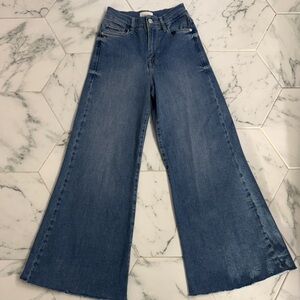 Frame Le palazzo Crop Denim Jeans 25